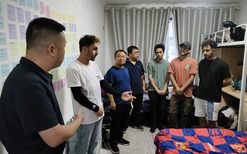 國際合作交流處開展留學生開學前安全檢查